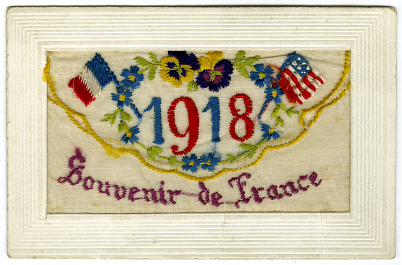 WW1 embroidered greetings card – The Westminster Collection