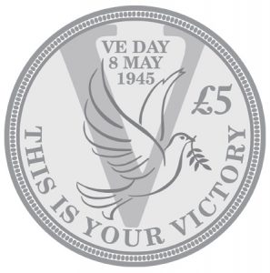 st ve day coin web image 1 297x300 - 2015 VE Day Anniversary Dove Coin