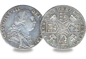 george iii shilling 1 300x208 - George III Shilling
