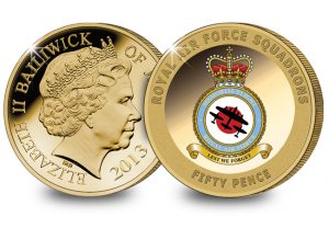 bbmf coin 1 300x208 - The Battle of Britain Memorial Flight Coin