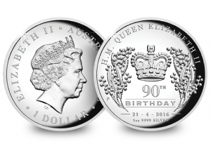 perth mint 1oz silver piedfort q90th 1 300x208 - Perth Mint 1oz Silver Piedfort Q90th