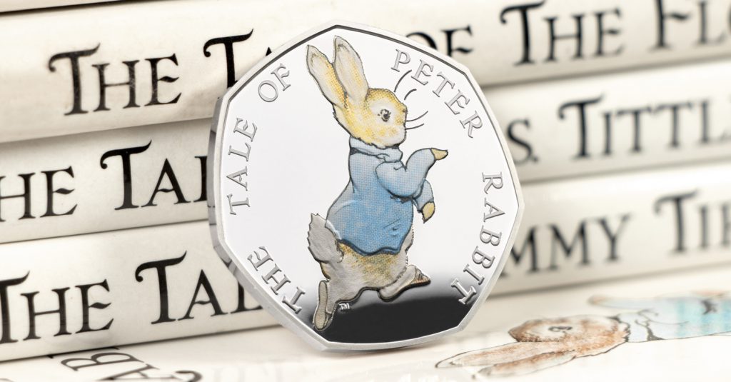 2024 peter rabbit silver proof 50p collection