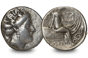 ancient greek mythology coins histiaea 300x200 - The Ancient Greek Histiaea Coin