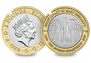 2018 UK 2 pounds frankenstein bu coin 300x208 - Revealed: The Royal Mint UK commemorative coin designs for 2018