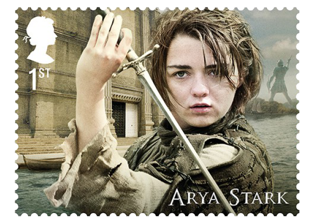 FIRST LOOK: World's first ever Game of Thrones Stamps just revealed Arya Stark - FIRST LOOK: World's first ever Game of Thrones Stamps just revealed