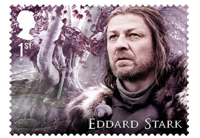 FIRST LOOK: World's first ever Game of Thrones Stamps just revealed Eddard Stark - FIRST LOOK: World's first ever Game of Thrones Stamps just revealed