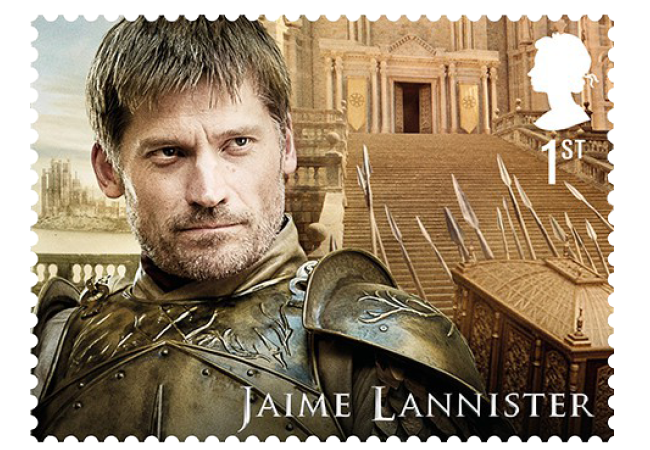 FIRST LOOK: World's first ever Game of Thrones Stamps just revealed Jaime Lannister - FIRST LOOK: World's first ever Game of Thrones Stamps just revealed
