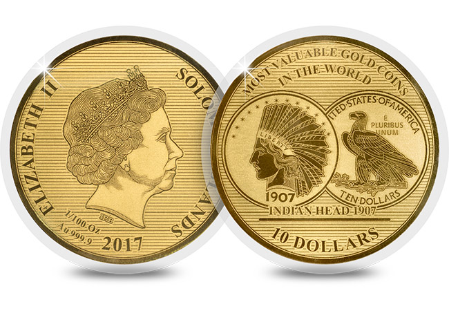 2017 Most Valuable Coins if the World US Indian Head Gold Proof Coin Obverse Reverse - The million dollar coin that caused ‘public outrage’…