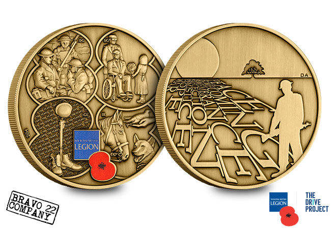 The Royal British Legion Armistice Medal – Inspired by veterans from Bravo 22 Company, created by Mint Editions RBL 2018 Bravoo 22 Armistice Antique Medal Obverse Reverse - The Royal British Legion Armistice Medal – Inspired by veterans from Bravo 22 Company, created by Mint Editions
