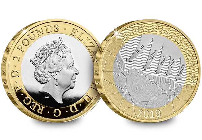 2019 Base Metal Proof Set D Day - First Look: The Royal Mint UK 2019 Commemorative Coins