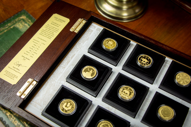 Discover the coins that built the British Empire EIC 2019 Empire Gold Proof Nine Coin Set Blog Image2 - Discover the coins that built the British Empire