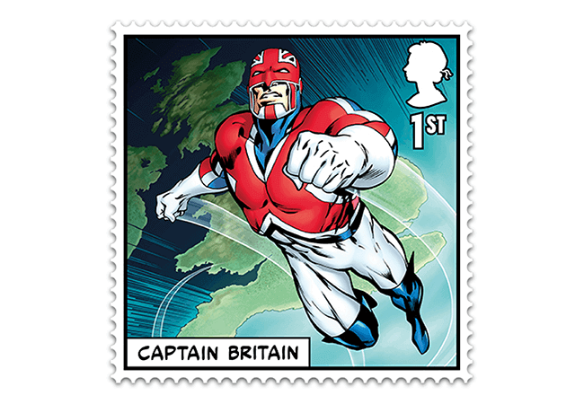 Marvel Stamps Blog 650x450 captain britain - FIRST LOOK: NEW 'Super' MARVEL Stamps just revealed