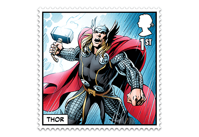 Marvel Stamps Blog 650x450 thor - FIRST LOOK: NEW 'Super' MARVEL Stamps just revealed