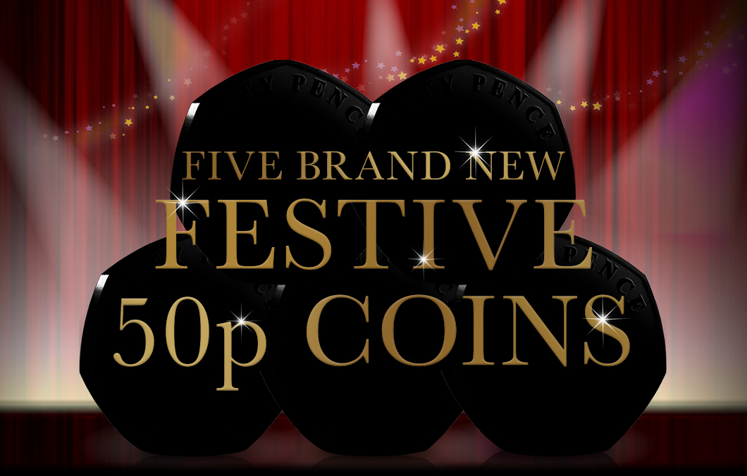 DN 2019 Pantomime TEASER silver 50p coin set Blog Banner mobile - Festive 50p Coins