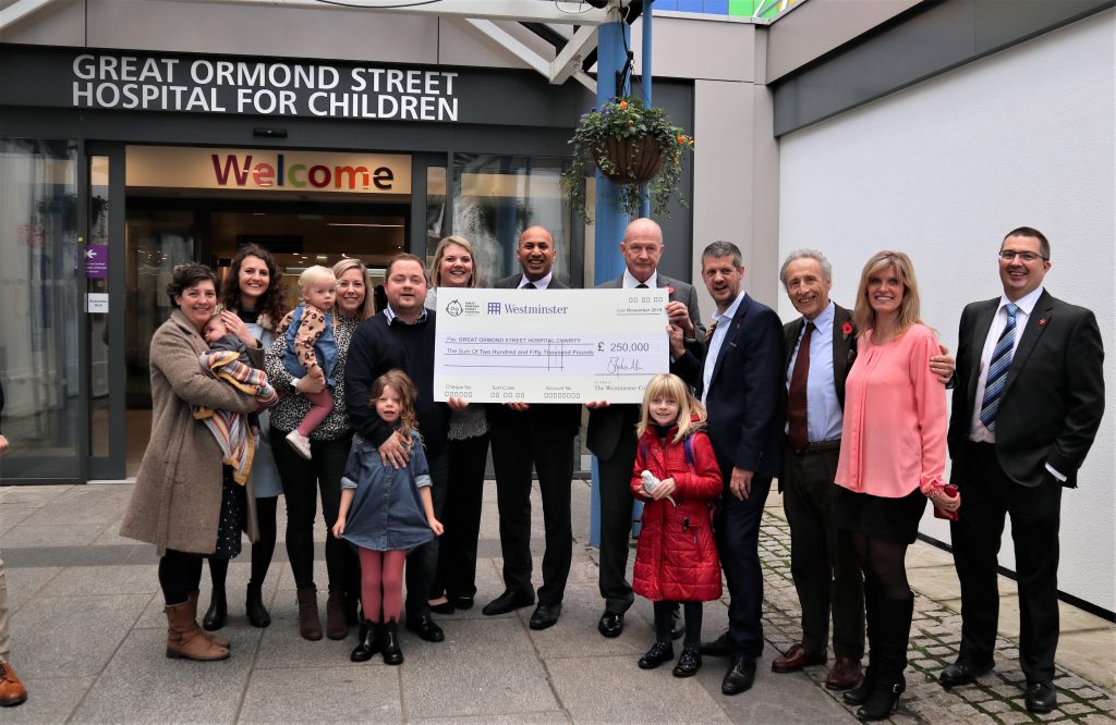 Great Ormond Street Hospital Cheque Givign 1024x666 - Collectors raise over £250,000 for Great Ormond Street Hospital Charity!