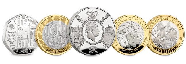 Blog Image 1 cropped if it works better - FIRST LOOK! Brand new UK commemorative coins released for 2020