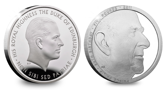 Prince Phillip Duke Of Edinburgh 'A Life Of Service' Commemorative Coin Medal 