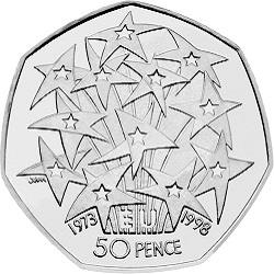 1992 UK EEC Presidency 50p - Britain in Europe - a story of debates, delays and COLLECTABLE 50ps!