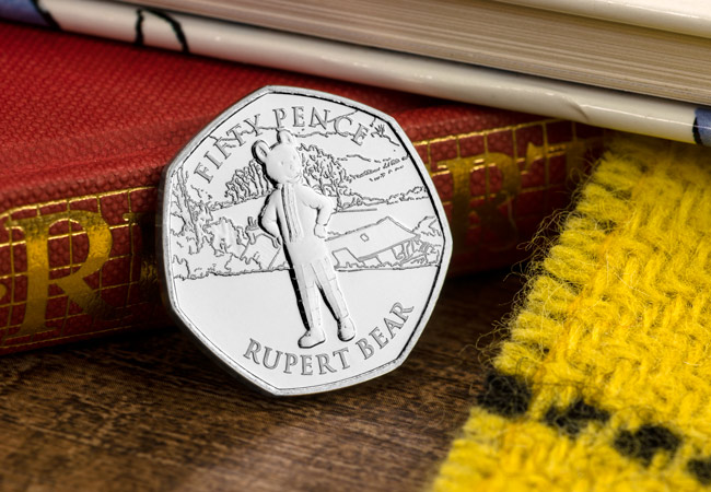 LS IOM BU CuNi Rupert 50p Lifestyle - Rupert Bear features on BRAND NEW 50p! New designs revealed...