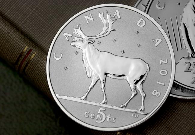 The NEVER-SEEN-BEFORE coins of Canada’s numismatic past… 3 ls canada 2018 coin lore caribou 5 cents lifestyle detail - The NEVER-SEEN-BEFORE coins of Canada’s numismatic past…