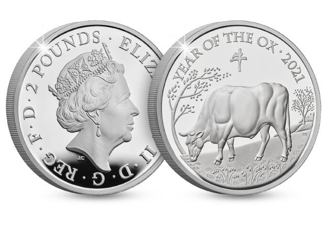 DY 2020 UK Lunar Year of the Ox 1oz Silver Proof 5 pound pack product page images 3 - Are you more of a Rabbit, Tiger or Ox?