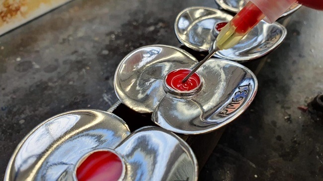 Red enamel - The making of a true Masterpiece…