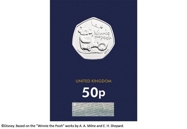 cc packaging front - Introducing the BRAND NEW Winnie the Pooh 50p Coin Range