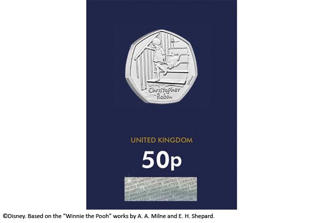 cr cc packaging front - Introducing the BRAND NEW Winnie the Pooh 50p Coin Range