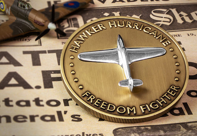 Own A Medal Crafted From A Hawker Hurricane