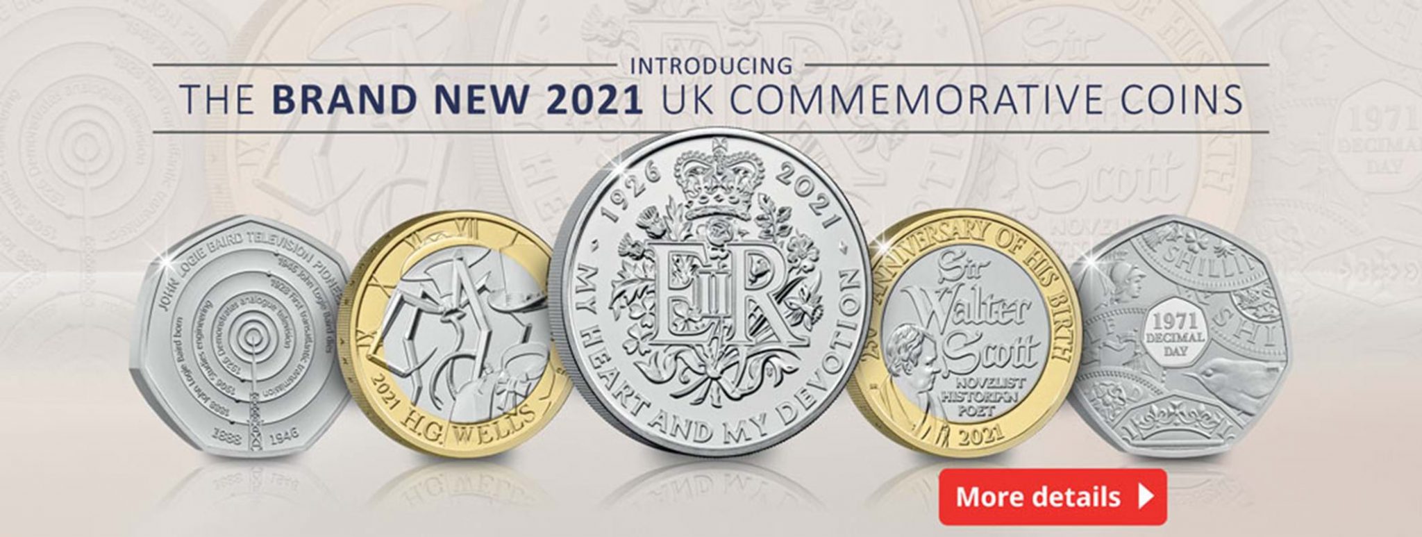 First Look The New Royal Mint coins for 2021 The Westminster Collection