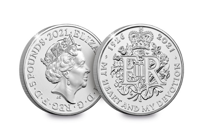The UK 2021 Queen Elizabeth 95th Birthday 5 Coin - The Top 5 Historic Queen Elizabeth II Commemoratives...