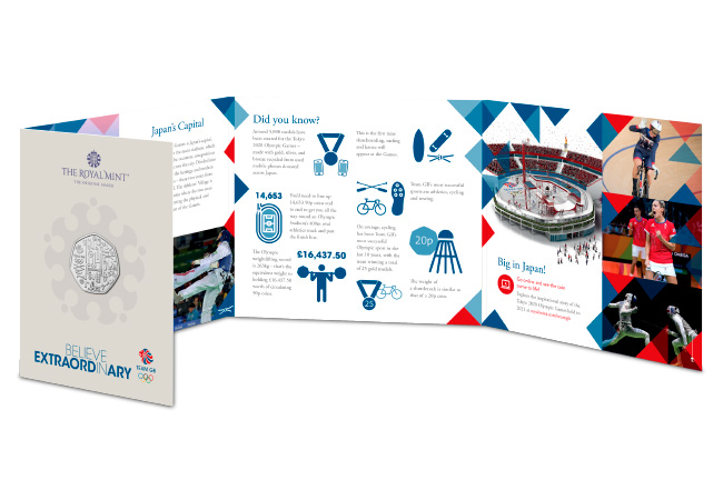 UK 2021 Team GB 50p BU Pack Product Images BU Pack Open - The UK 50p we’ve all been waiting for! NEW 2021 Team GB 50p