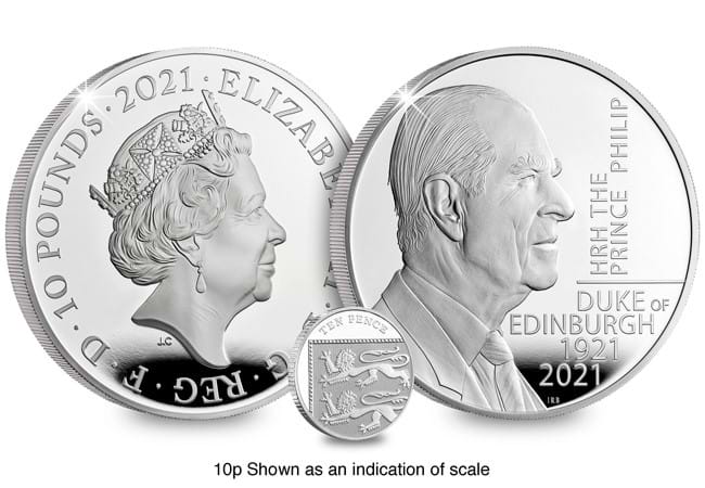 Y008 uk 2021 prince philip silver proof 5oz coin product images coin comparison - NEW UK £5 issued to honour HRH Prince Philip – everything you need to know