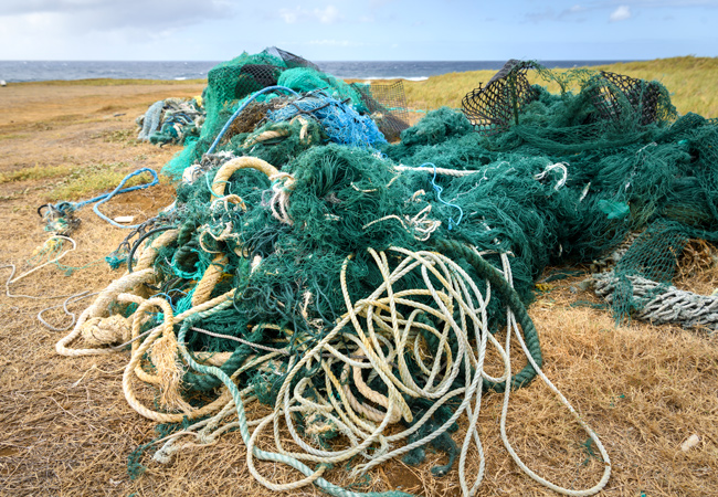 Discarded fishing nets - Eco-mmemoratives