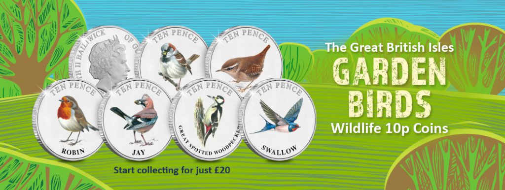 Wildlife 10ps Garden Birds colour1060x400 Homepage Banner NO BUTTON DY 2 1024x386 - Why you need to add these SIX NEW Garden Birds 10p coins to your collection