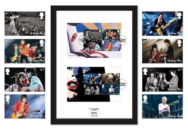 The Rolling Stones Stamps Framed Edition - ‘The Greatest Rock and Roll Band in the World’ – BRAND NEW Royal Mail Rolling Stones Stamps Revealed
