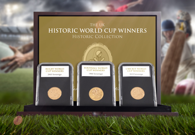 World Cup Trio Set Box Lifestyle - The historic collection celebrating England’s World Cup wins