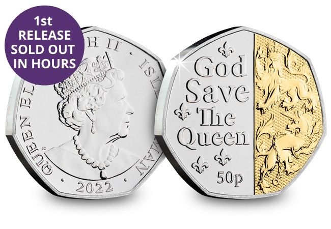 1st release sold out in hours - The SELL OUT story continues... Limited edition 50p coins launching 9th May