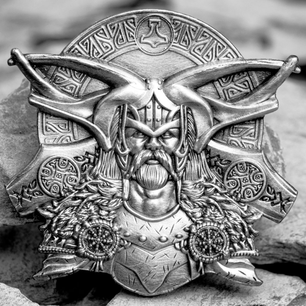 Thor Up Close 1024x1024 - This Ultra High-Relief Coin Pair Will Leave You THUNDERSTRUCK