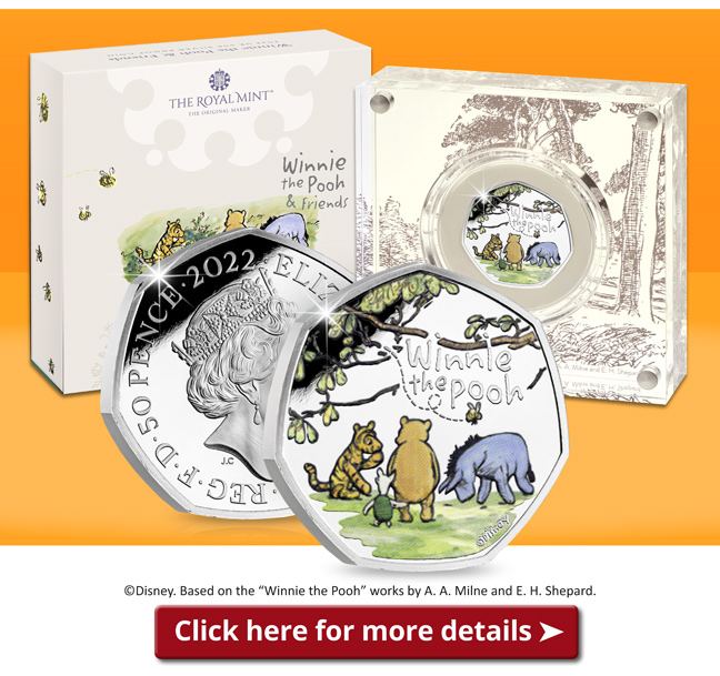468W Winnie and Friends Silver email image - The most sought-after Winnie the Pooh 50p coins yet!
