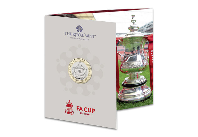 FA Cup Two Pound Coin BU Pack - BBC 50p celebrates 100 years of British History