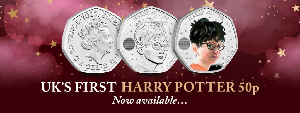 Harry Potter 50p PGA and PG4 13 1024x386 - A history of sought-after Harry Potter collectables