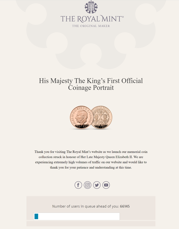 RM Queue 2 - Collecting world queues for first King Charles III coins