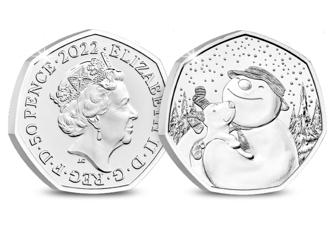 The Snowman and the Snowdog 50p BU Obverse Reverse - Christmas at The Westminster Collection! The products on Santa’s Good List…