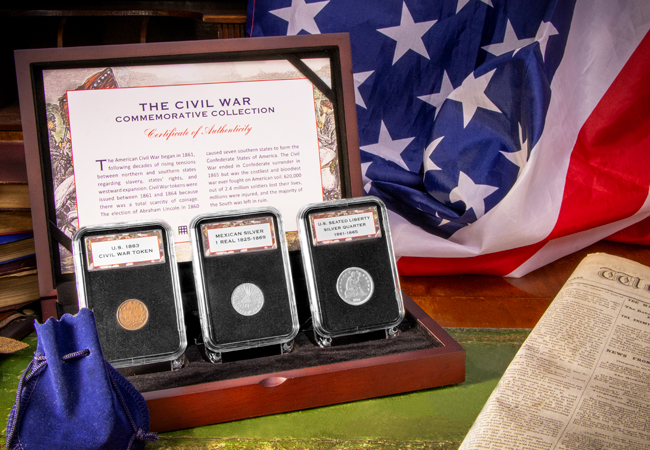 Civil War Commemorative Collection Capsules in Box - A collection like nothing you&#8217;ve ever seen&#8230;