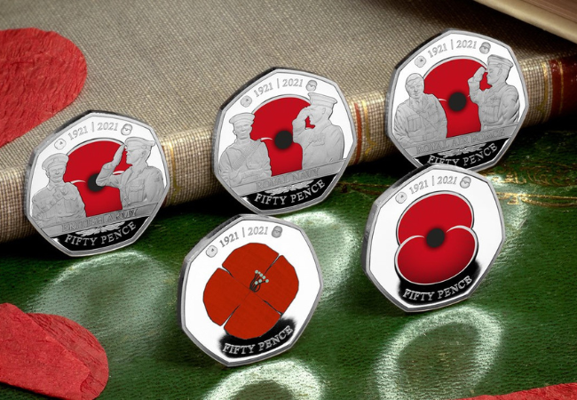 RBL Centenary Silver 50p Set - Westminster Collection raises £1.25m for the Royal British Legion