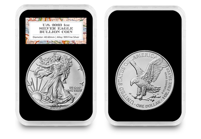 PB 2023 Eagle Everslab Bullion OBV REV - Iconic Silver Bullion Coins from Across the Globe