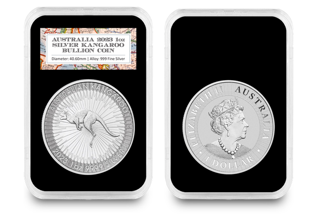 PB 2023 Kangeroo Everslab Bullion OBV REV - Iconic Silver Bullion Coins from Across the Globe