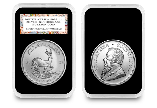 PB 2023 Krugerrand Everslab Bullion OBV REV - Iconic Silver Bullion Coins from Across the Globe