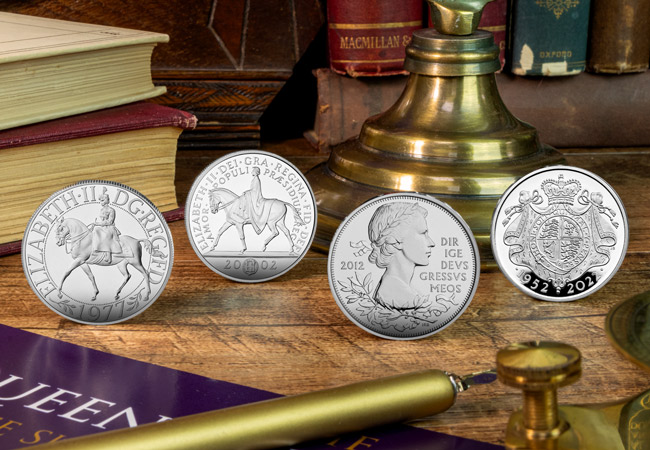 The Silver coin collection honouring the most iconic Jubilees of Queen Elizabeth II Queen Elizabeth II Jubilee Silver Crown Collection Lifestyle 06 - The Silver coin collection honouring the most iconic Jubilees of Queen Elizabeth II